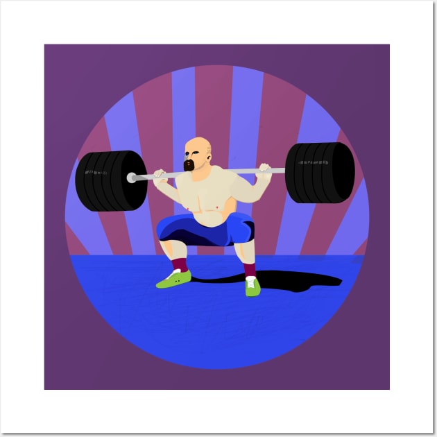 Powerlifter Wall Art by momomoma